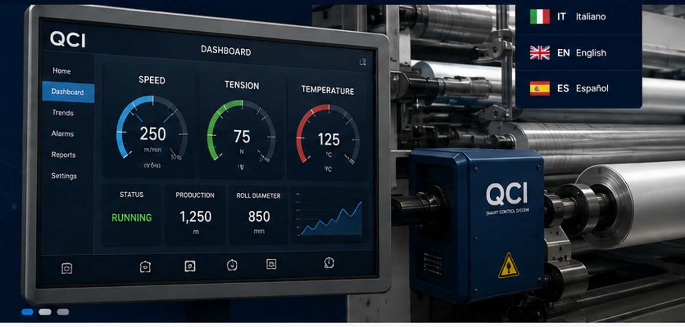 QCI industrial monitoring dashboard